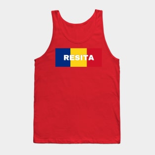 Resita City in Romanian Flag Tank Top